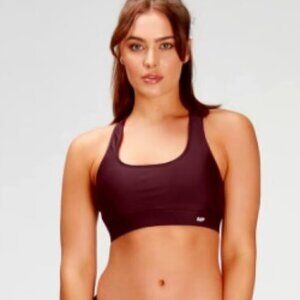 NWT- MP -  Women's Bikini Top- Color- Washed Oxblood. Size - Lrg.